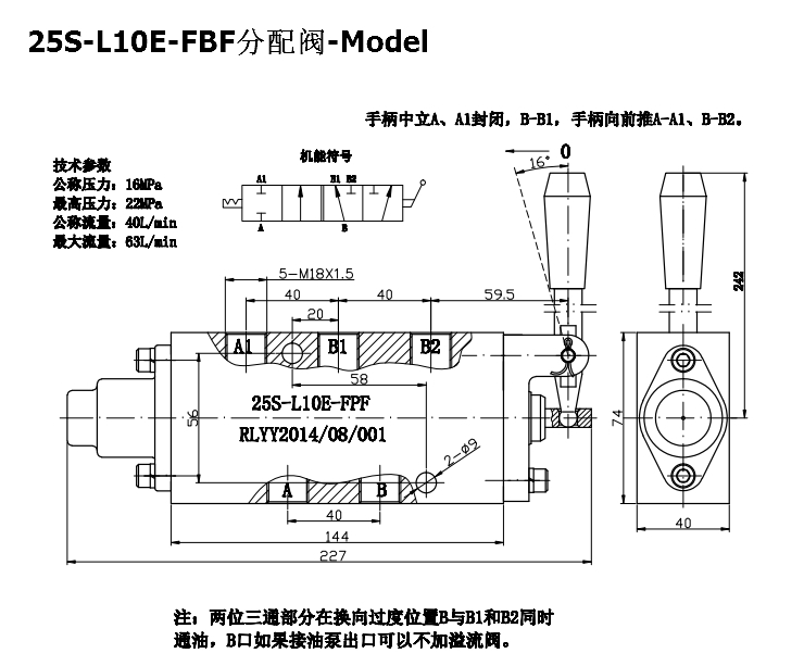 25S-L10E-FBF分配閥